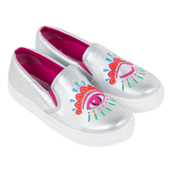 Winky Eye Slip-On Sneakers - Toddler  - FINAL SALE