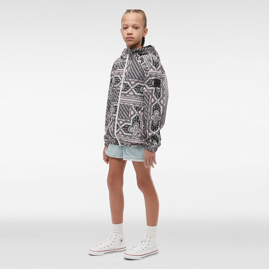 Highfield Printed Windbreaker Jacket - Pink