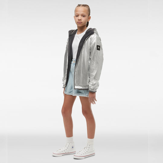 MOOSE KNUCKLES Simcoe Reversible Bunny Jacket - Metallic Silver