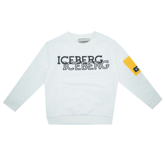 ICEBERG Pocket Sleeve Classic Logo Baby Sweatshirt
