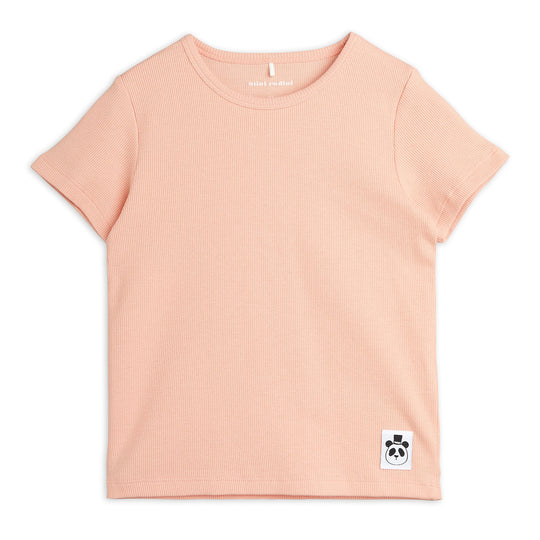 MINI RODINI Solid Ribbed T-Shirt