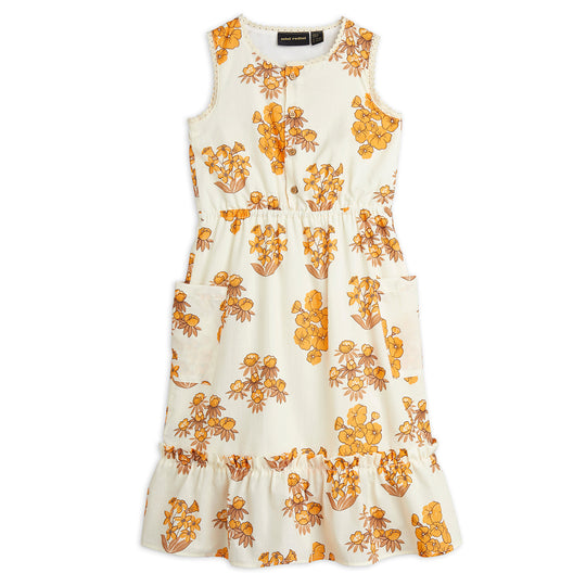 MINI RODINI Flowers Flounce Dress
