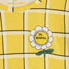 Daisy Emblem Checked Dress  - FINAL SALE