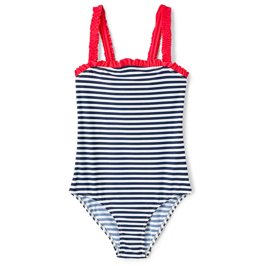 IL GUFO Contrast Striped Bathing Suit