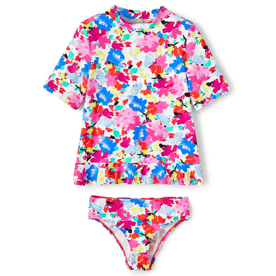 IL GUFO Floral Two Piece Bathing Suit