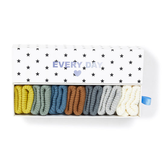 BONTON Days of the Week Baby Socks, Cool