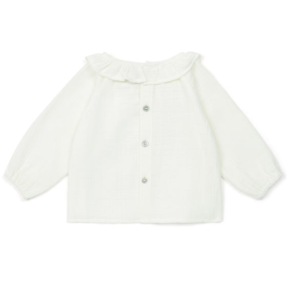 *Back in Stock* Organic Gauze Cotton Baby Blouse