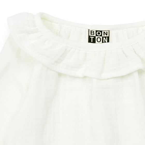 *Back in Stock* Organic Gauze Cotton Baby Blouse