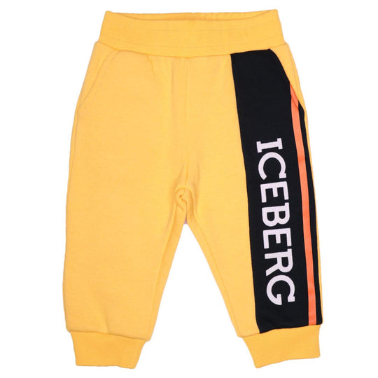 ICEBERG Logo Stripe Sweatpants