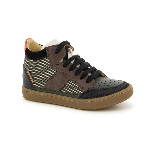 SHOO POM Play Tweedy Laces and Zip Sneakers