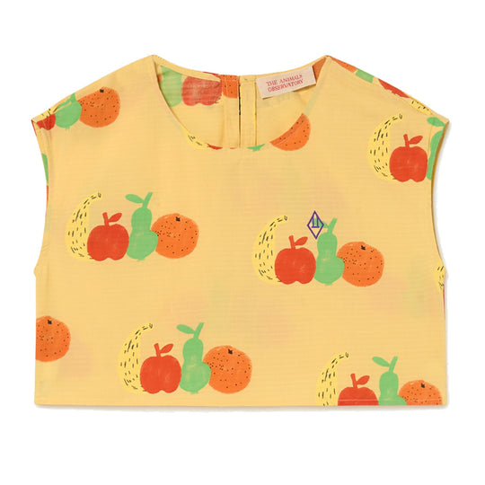 THE ANIMALS OBSERVATORY Baboon Fruit Salad Crop Top