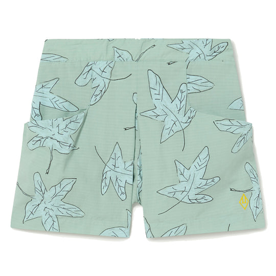 THE ANIMALS OBSERVATORY Monkey Leafy Print Shorts