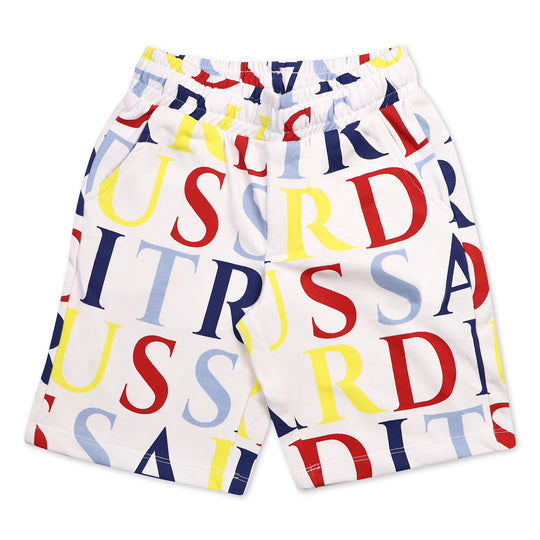 TRUSSARDI Scattered Logo Shorts