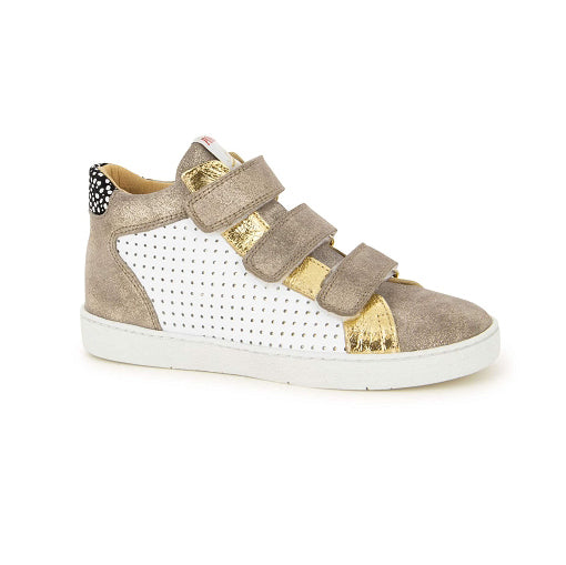 Top Metallic Easy High-Top Sneakers  - FINAL SALE