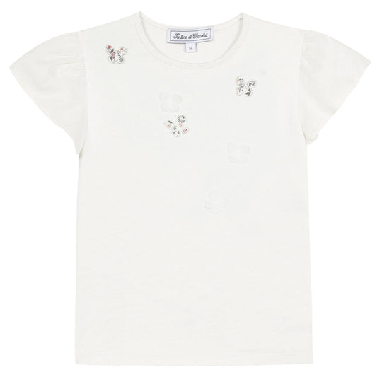 Embroidered Butterfly T-shirt  - FINAL SALE