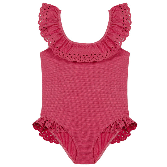 TARTINE ET CHOCOLAT Ruffled One-Piece Swimsuit
