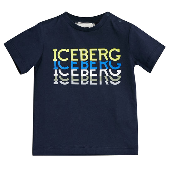 ICEBERG Ombre Logo T-shirt