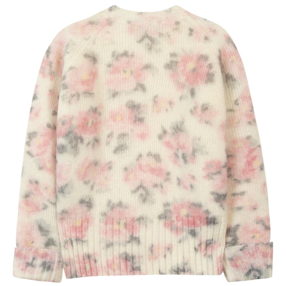 Mother of Pearl Floral Sweater  - FINAL SALE