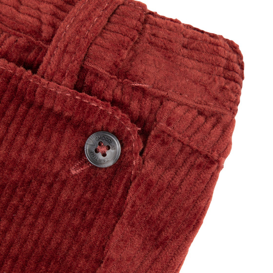 Dark Red Corduroy Baby Trousers  - FINAL SALE