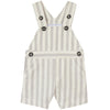 Striped Cotton Baby Overalls