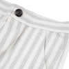 Grey Stripe Cotton Shorts  - FINALSALE