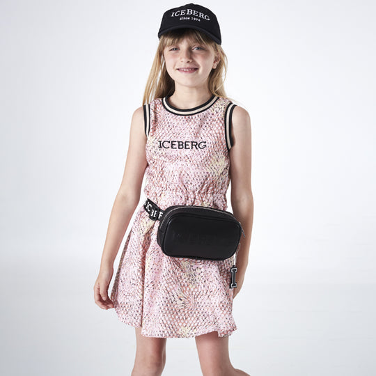 ICEBERG Snakeprint Logo Tank Dress