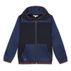 Blue foamback zip up hoodie  - FINAL SALE