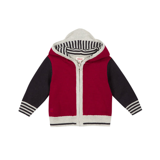 CATIMINI Multicolor knitted fun hoodie