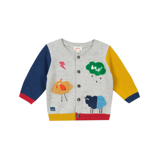 CATIMINI Multicolor knitted cardigan