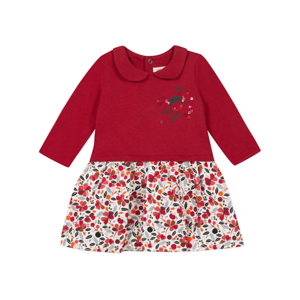 CATIMINI Pink and floral dress