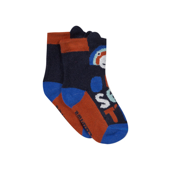 Multicolor jacquard socks