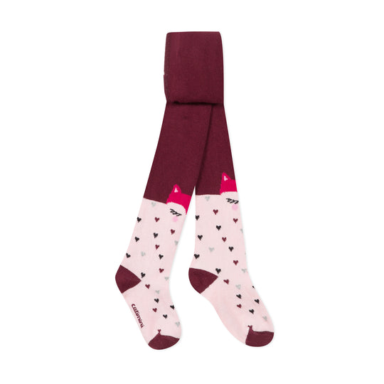 CATIMINI Pink knitted tights