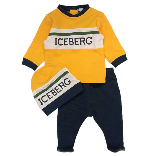 ICEBERG Baby Outfit with Matching Hat