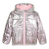 Glittery pink hooded jacket  - FINAL SALE