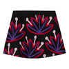 Lotus Print Jacquard Skirt