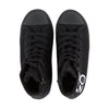 Black Logo High-Top Sneakers  - FINAL SALE