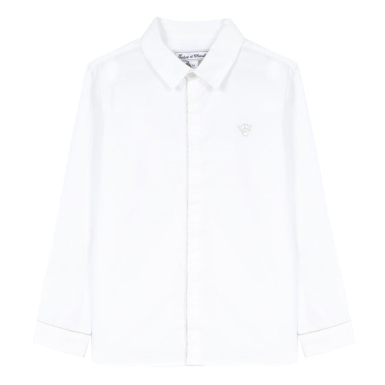 White cotton poplin shirt  - FINAL SALE