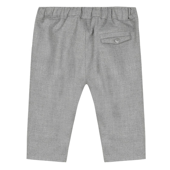 Mid grey marl flannel pants  - FINAL SALE