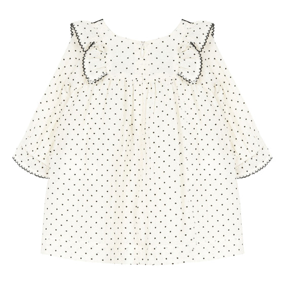 Pearly Swiss dot dress  - FINAL SALE