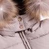 Toffee Fur Hooded Puffer Jacket
